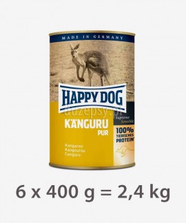 Happy Dog 100% Kangur mokra karma dla psów KANGURU PUR 2,4 kg