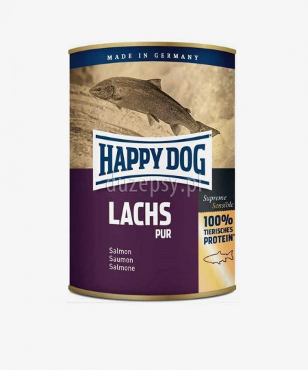 Happy Dog 100% Łosoś mokra karma dla psa LACHS PUR 750 g