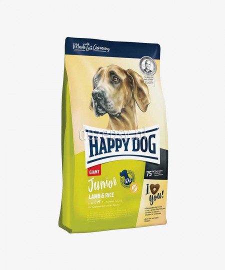 Happy Dog Junior Giant Lamb & Rice karma dla młodych psów bardzo dużych ras 4 kg