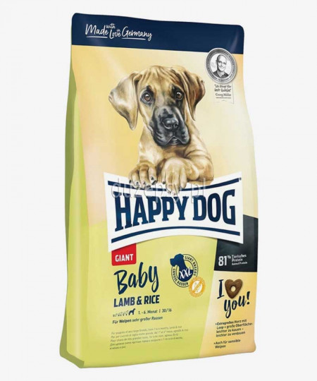 Happy Dog Baby Giant Lamb & Rice karma dla szczeniąt bardzo dużych ras 15 kg