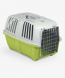 Transporter dla kota plastikowy Pratiko 2 - zielony