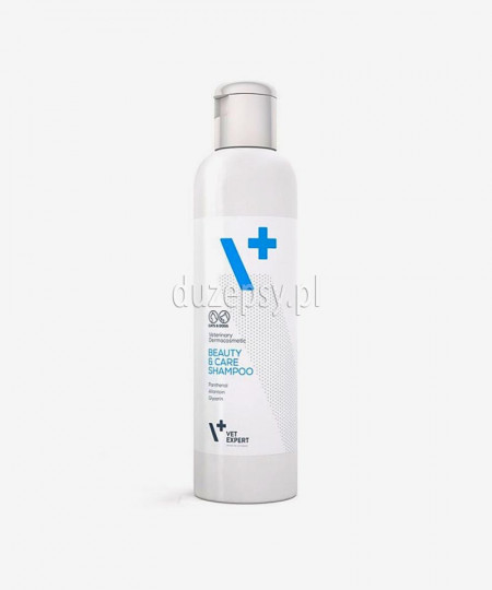 Szampon pielęgnacyjny dla psów Beauty & Care Shampoo VetExpert 250 ml