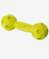Zabawka dla psa piszcząca hantel z naturalnej gumy Nerf Dog