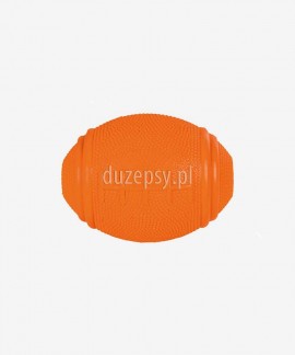 Piłka gumowa na przysmaki dla psa RUGBY 8, 10 cm