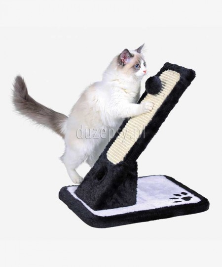 Drapak dla kota słupek z zabawką 30 × 42 × 40 cm