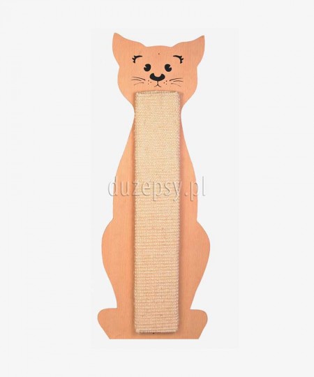 Drapak dla kota z sizalu KOT DUŻY nasączony kocimiętką 21 × 58 cm