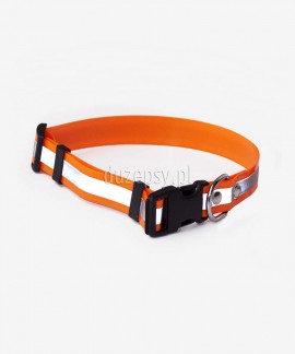 Obroża biothane z odblaskiem 40-60 cm