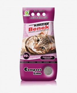 Super Benek Compact Lawenda żwirek dla kotów zapachowy zbrylający