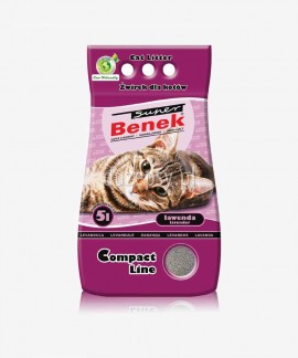 Super Benek Compact Lawenda żwirek dla kota zapachowy zbrylający