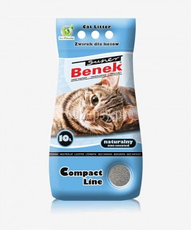 Super Benek Compact Naturalny żwirek dla kotów zbrylający