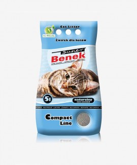Super Benek Compact Naturalny żwirek dla kota zbrylający