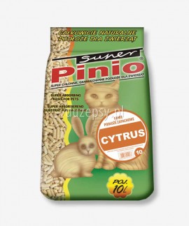 Super Pinio Cytrus drewniane podłoże żwirek dla kota