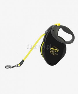 Flexi GIANT Professional Neon 10m smycz automatyczna taśmowa dla dużego psa do 50 kg