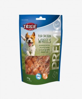 Mięsne przysmaki dla psa z kurczakiem i rybą Trixie Premio 75 g