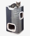 Nowoczesny drapak dla kota z domkiem wieża JORGE Trixie wys. 78 cm