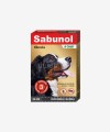 SABUNOL obroża na kleszcze i pchły dla średniego psa ozdobna czarna 50 cm