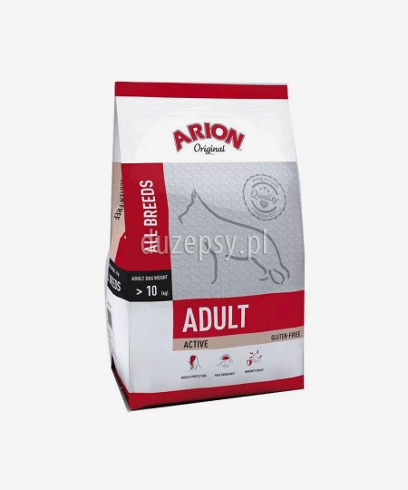 ARION Original Adult All Breeds Active 12 kg - kurczak sucha karma dla dorosłych psów aktywnych