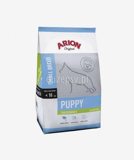 ARION Original Puppy Small Chicken & Rice 7,5 kg - sucha karma dla szczeniąt psów małych ras z kurczakiem