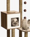 Drapak dla kota drewniany z domkiem exclusive Catit Vesper High Base wys. 121 cm