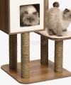 Drapak dla kota drewniany z domkiem exclusive Catit Vesper High Base wys. 121 cm