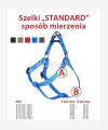 Szelki dla psa taśma STANDARD 24-105 cm