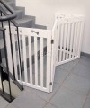 Duża barierka zabezpieczająca drzwi lub schody dla psa Trixie wys. 75 cm