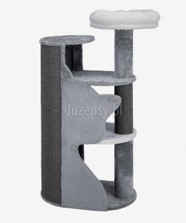 Duży drapak dla kota szary z legowiskiem Trixie ABELE wys. 120 cm