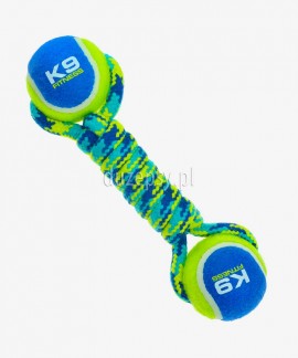 Piłki tenisowe dla średniego psa hantel Zeus K9 Fitness 23 cm