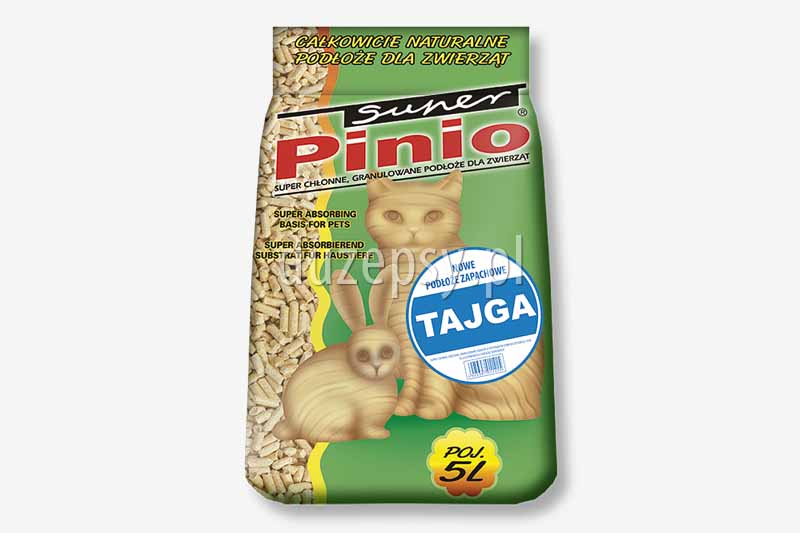Super Pinio tajga drewniane podłoże żwirek dla kota. Żwirki dla kotów tanio. Żwirek dla kota zapachowy. Pelet dla kota żwirek. Drewniane podłoże dla kotów. Pelet dla kota tanio oferuje sklep zoologiczny internetowy DuzePsy.pl